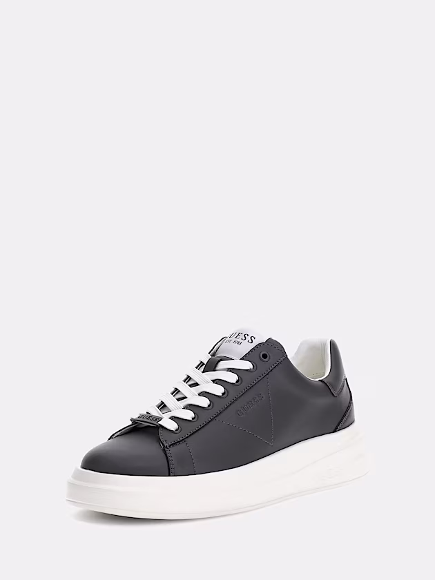 Elba leather-blend sneaker - GUESS