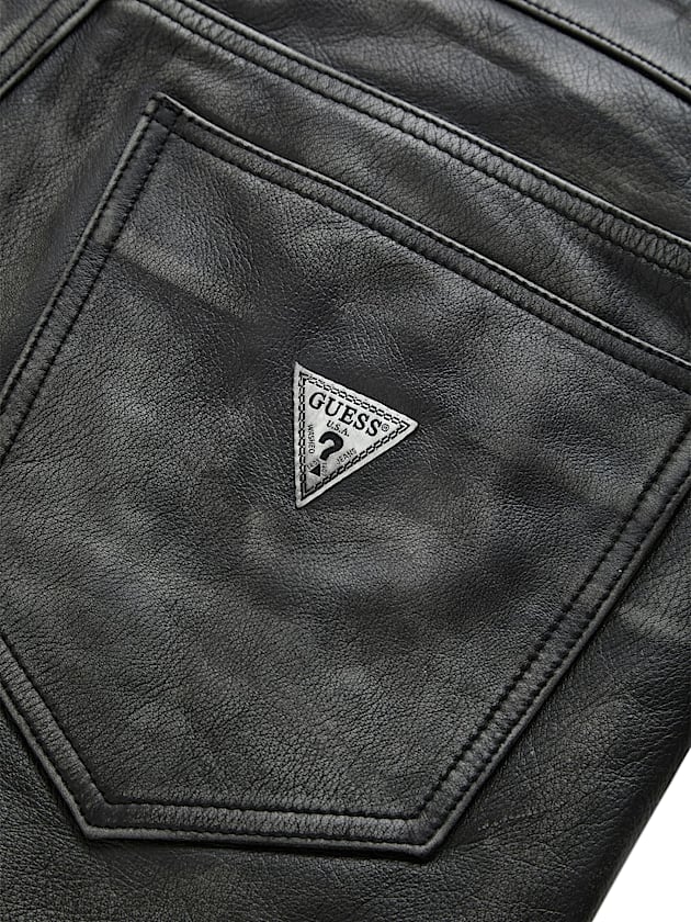 Leather flare pant - GUESS