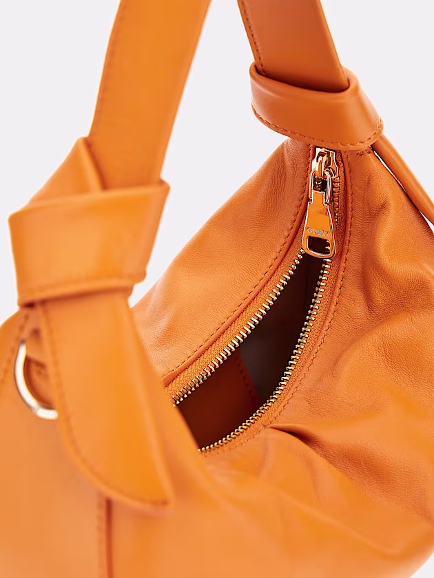 Jolie Genuine Leather Mini Crescent Bag - GUESS