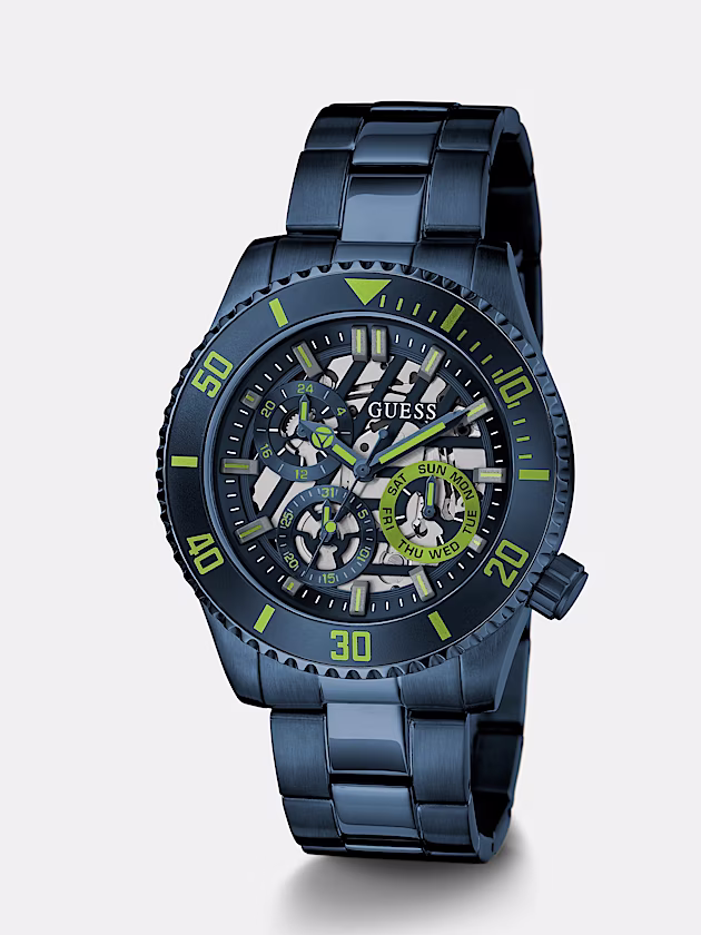 Multi-function steel watch - GUESS