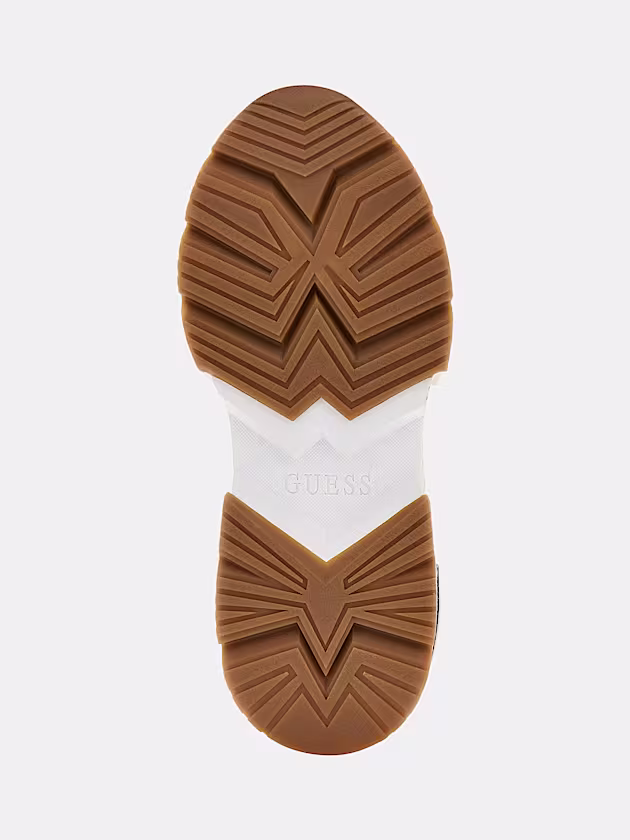 Carrli foiled-insert running shoes - GUESS