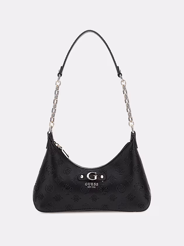 Gerty 4G peony logo shoulder bag - GUESS