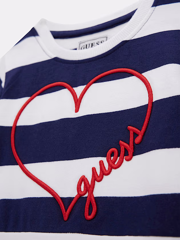 Striped midi dress - GUESS