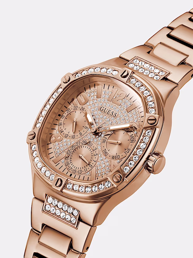 Multi-function crystal watch - GUESS
