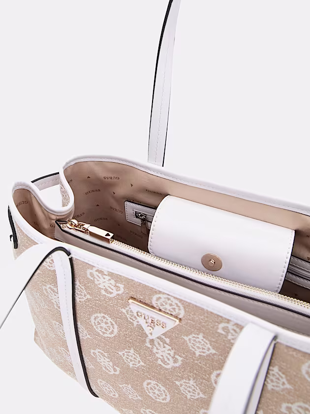 Beyza 4G peony logo shopper - GUESS