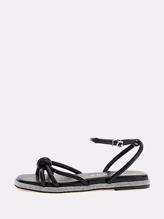 Slone genuine leather sandal - GUESS