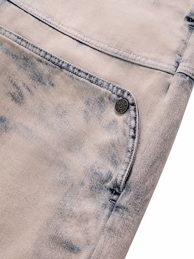 Mid rise relaxed denim shorts - GUESS