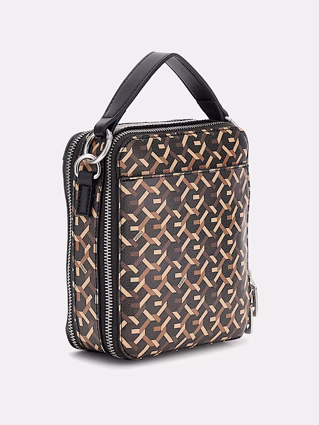Torino logo-print mini crossbody - GUESS