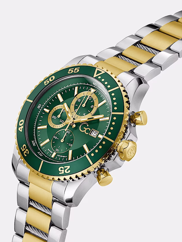 GC watch in stainless steel 44 mm - GUESS