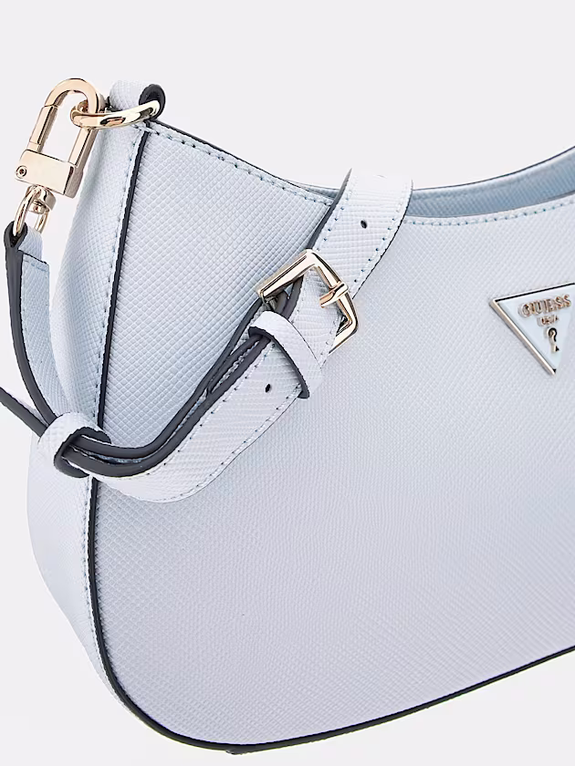 Noelle Saffiano Shoulder Bag - GUESS