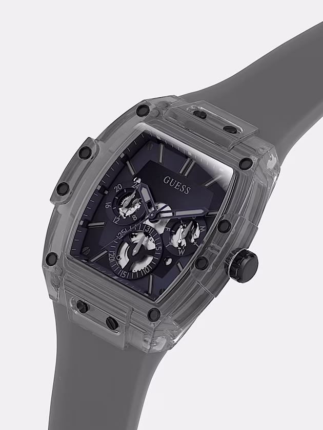 Silicone multi-function watch - GUESS