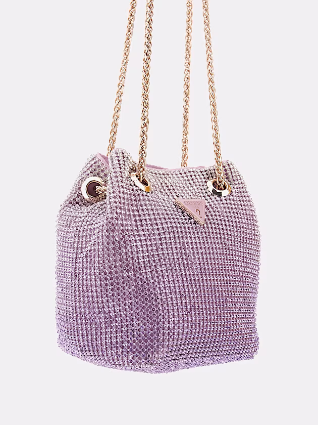 Zalina Rhinestone Mini Handbag - GUESS