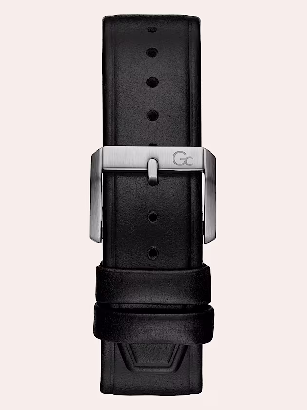 GC leather chronograph watch - GUESS