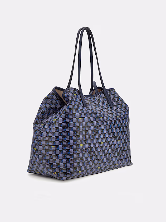 G Wave geometric-print shopper - GUESS