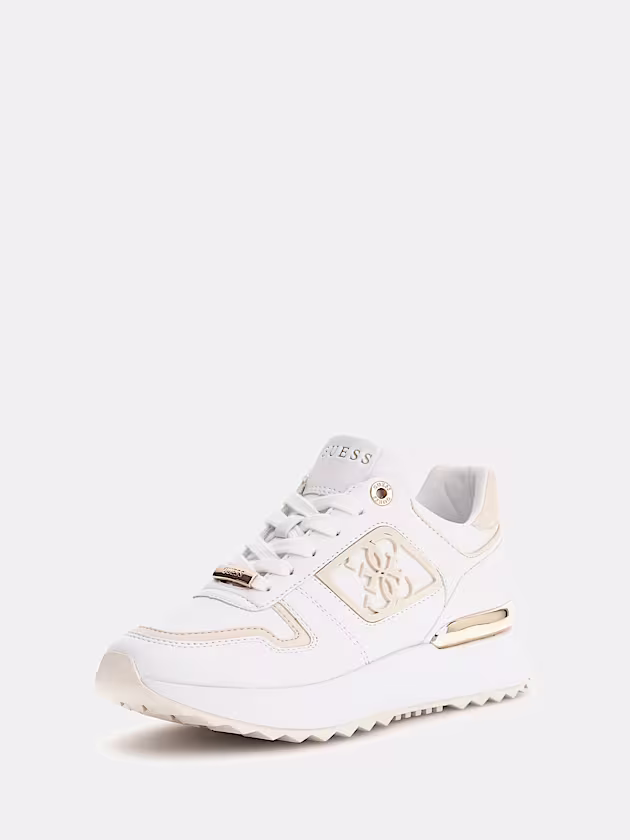 Koyaa 4G peony logo running shoe - GUESS