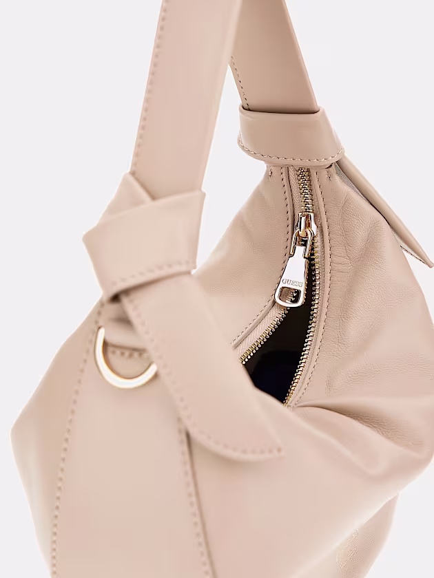 Jolie Genuine Leather Mini Crescent Bag - GUESS