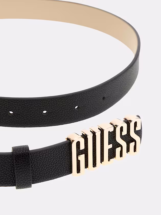 Meridian logo lettering belt - GUESS
