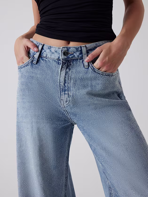 Bellflower wide-leg jeans - GUESS