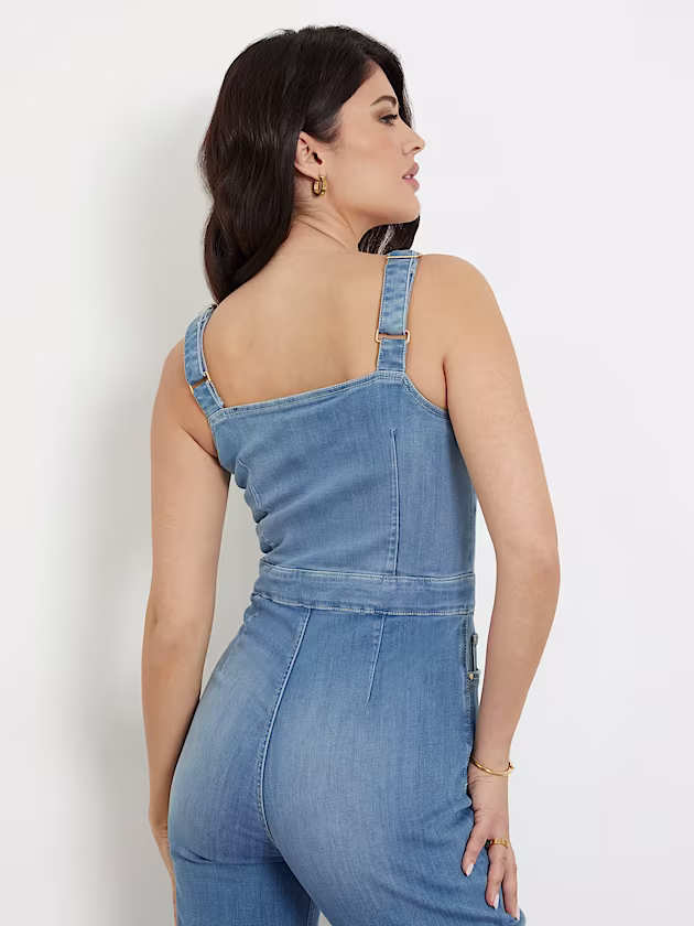 Bootcut denim jumpsuit - GUESS