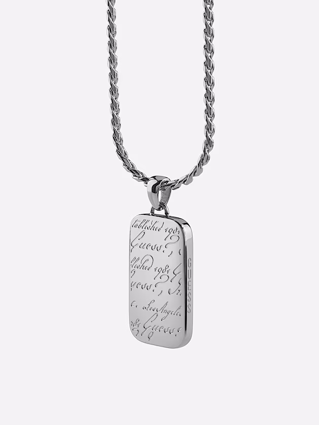 Inscription necklace - GUESS