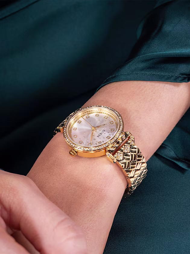 Crystal analogue watch - GUESS