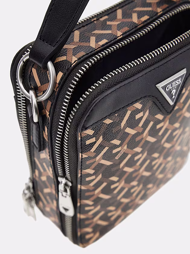 Torino logo-print mini crossbody - GUESS