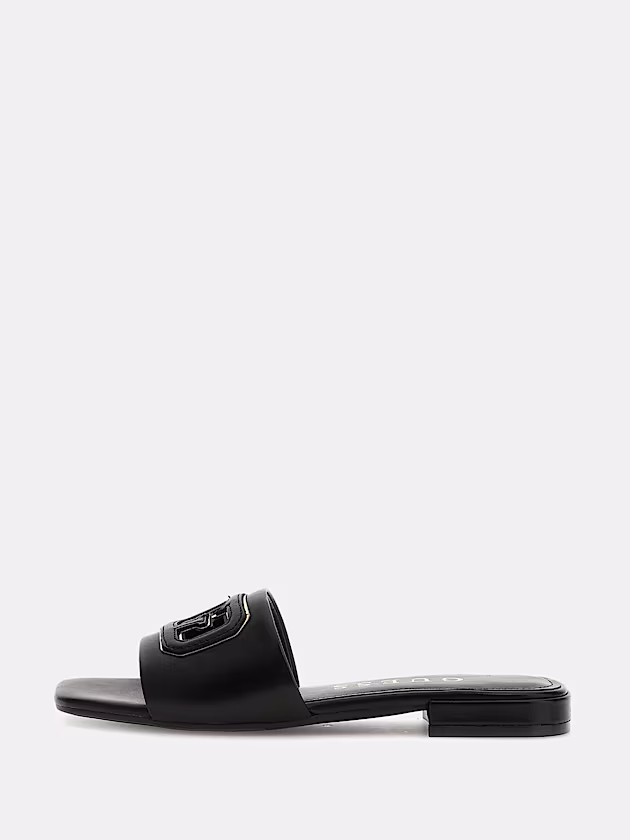 Tarisha leather-blend sandal - GUESS