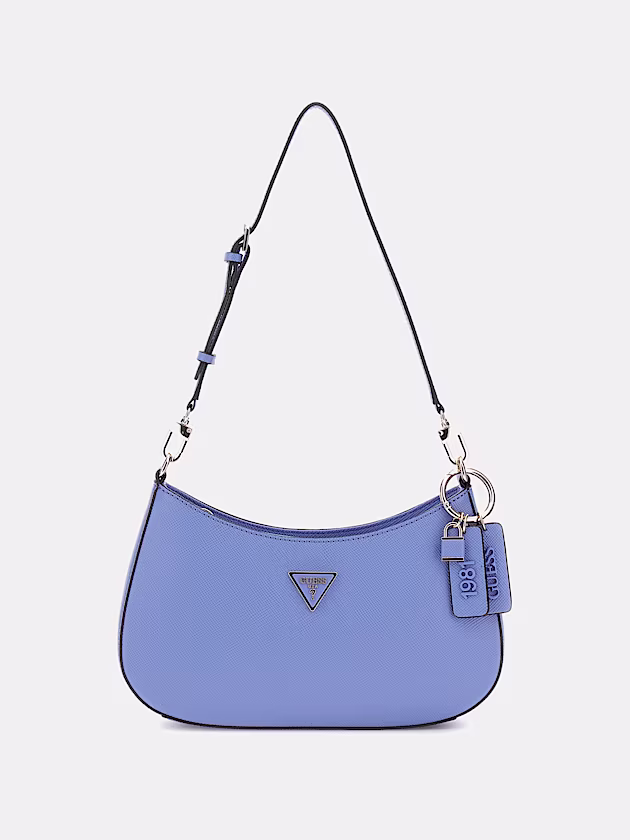 Noelle Saffiano Shoulder Bag - GUESS