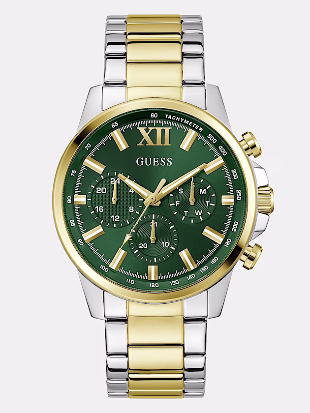 Stainless Steel analogue watch 44 mm - GUESS