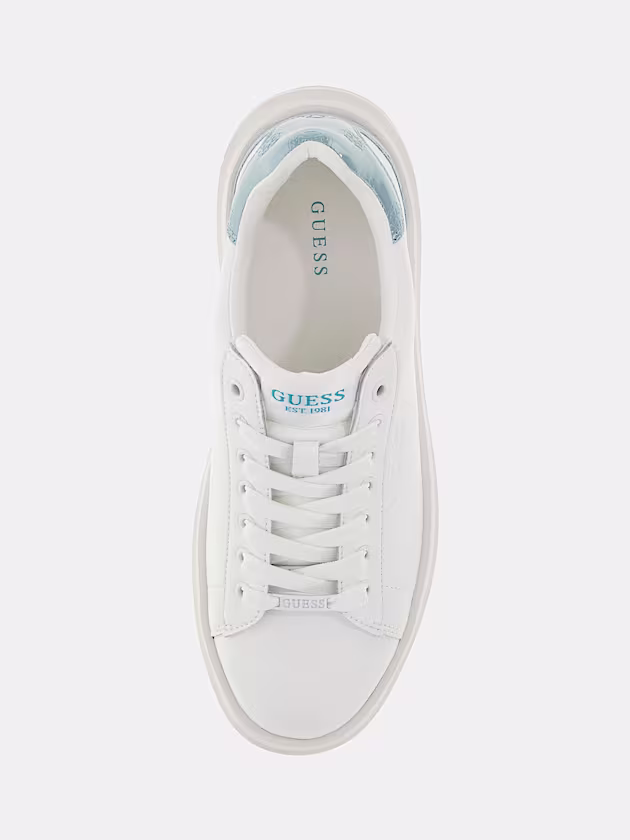 Elbina genuine leather sneaker - GUESS