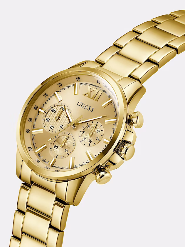 Stainless Steel analogue watch 44 mm - GUESS