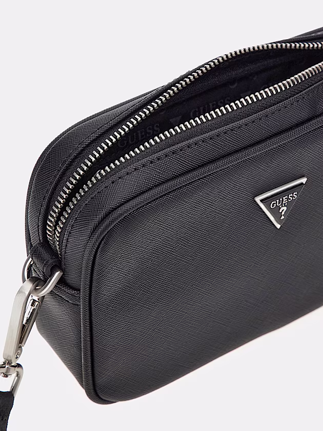 Certosa Saffiano Smart Mini Crossbody Bag - GUESS