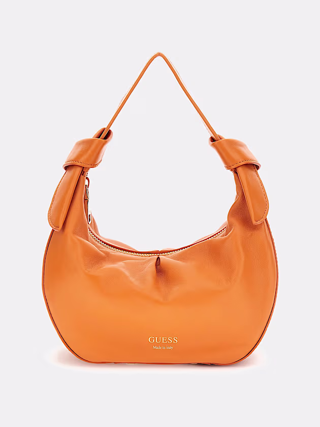 Jolie Genuine Leather Mini Crescent Bag - GUESS