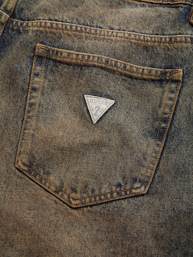 Mid rise denim shorts - GUESS