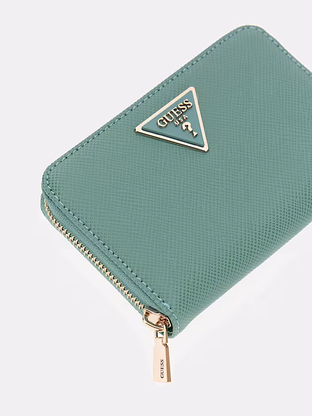 Laurel saffiano mini wallet - GUESS