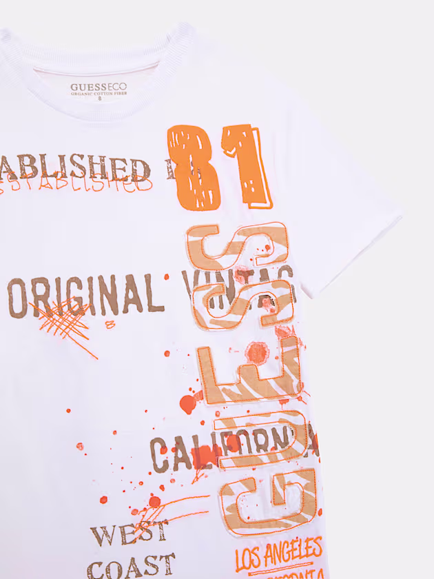 Logo embroidery t-shirt - GUESS