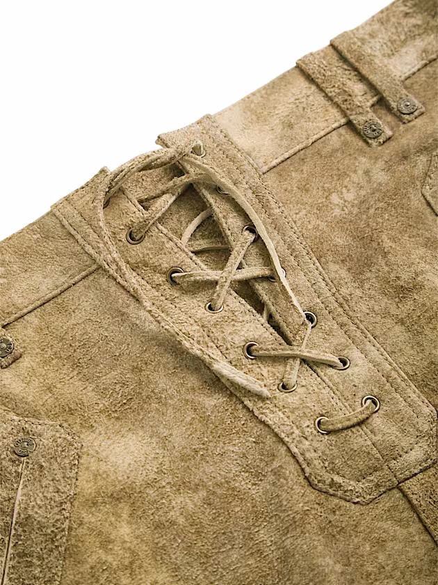 Printed suede mini skirt - GUESS