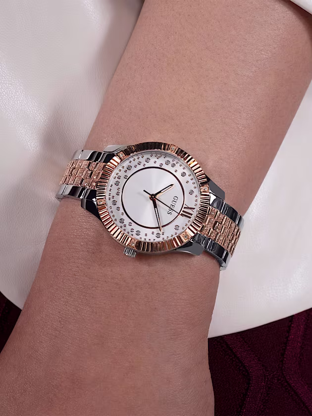 Crystal analogue watch - GUESS