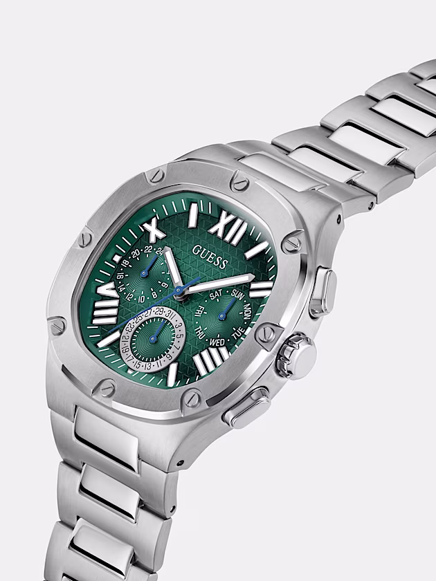 Multi-function steel watch - GUESS