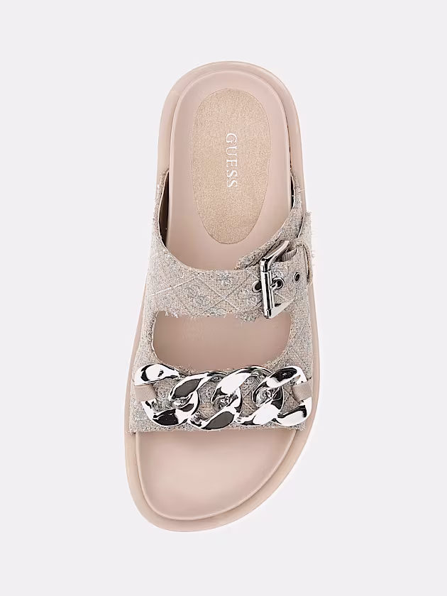 Fatema 4G logo slipper - GUESS