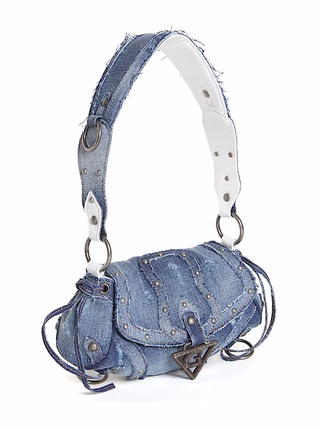 Denim shoulder bag - GUESS