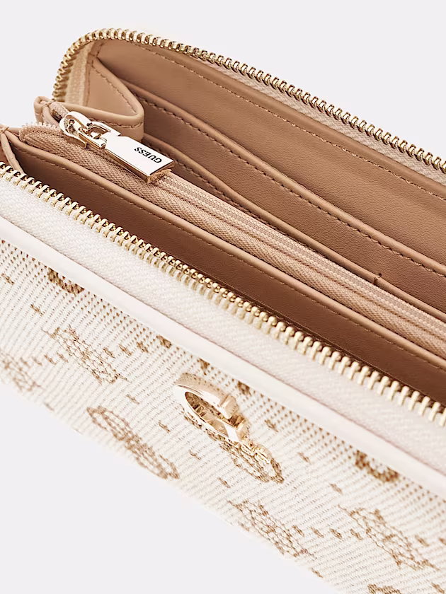 Neda 4G Peony Logo Maxi Wallet - GUESS