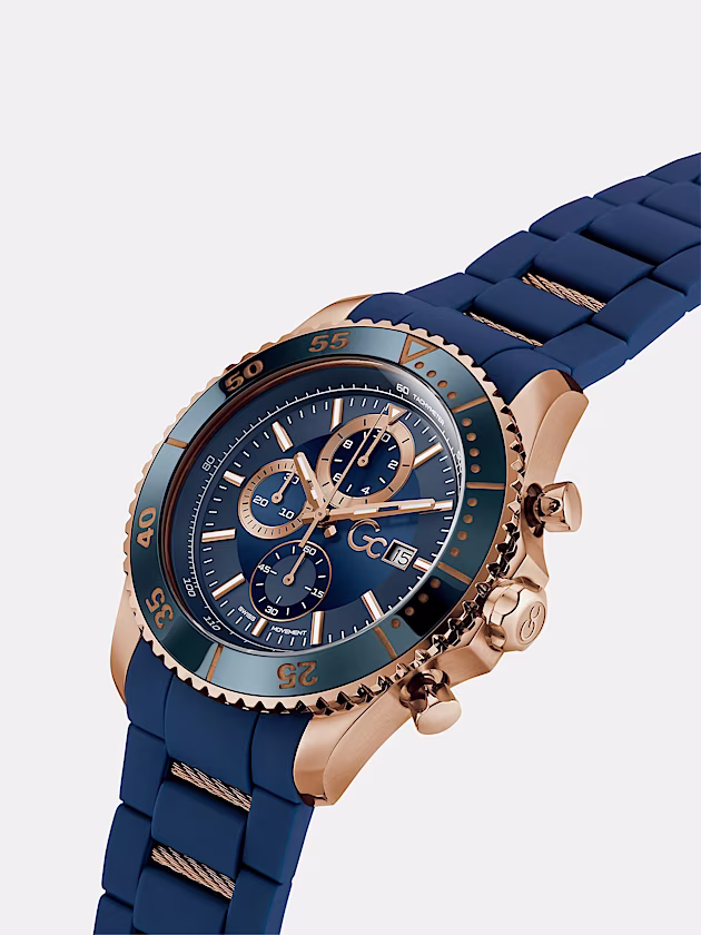 GC multi-function quartz watch in silicone - GUESS