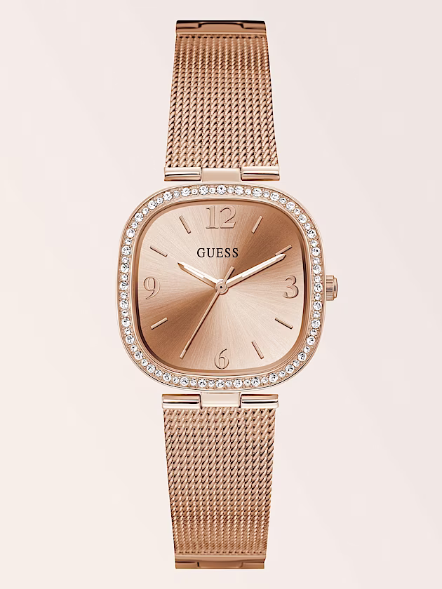 Analogue watch in recycled steel 32 mm - GUESS