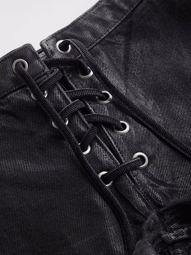 Mid rise denim shorts - GUESS