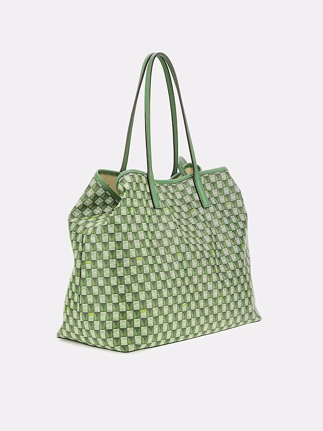 G Wave geometric-print shopper - GUESS