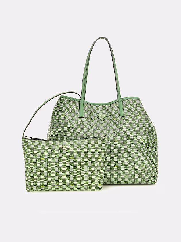 G Wave geometric-print shopper - GUESS
