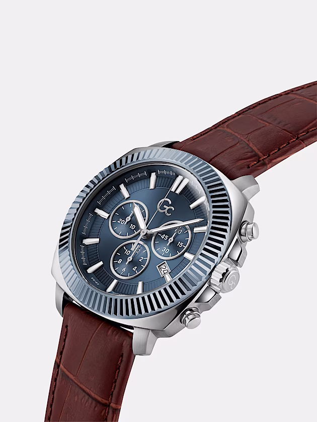 GC watch in genuine leather - GUESS