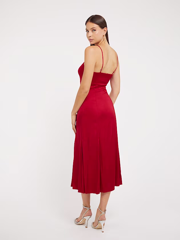 Satin long dress - GUESS