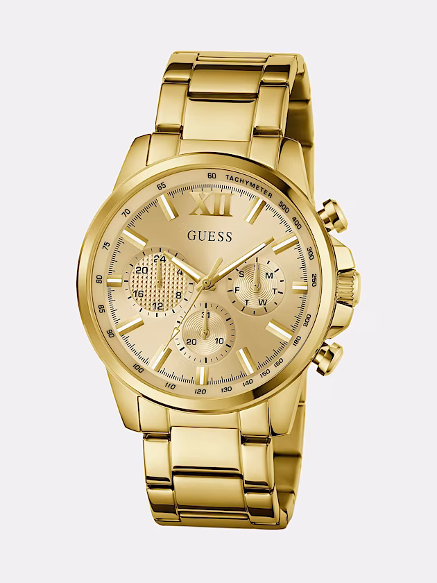 Stainless Steel analogue watch 44 mm - GUESS